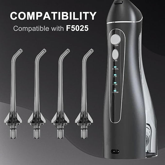 Replacement Tips for Nicwell Oralfree Water Flosser, Water Flosser Replacement Heads Oral Irrigator Jet Tip( 4 Pack)
