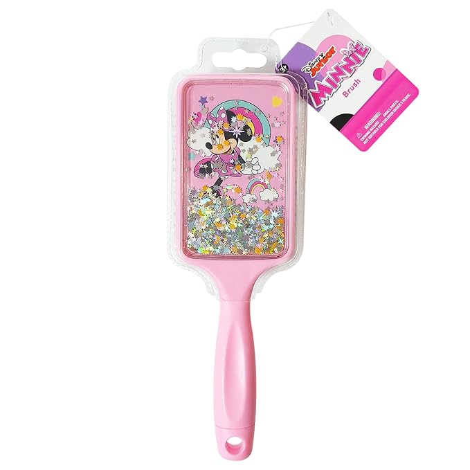 LUV HER Kids' Detangling Confetti Hair Brush - Fun Design with Disney Minnie - Gentle on Wet & Dry Hair - Ideal for Kids Ages 3+ - Makes Hair Care Enjoyable and Simple