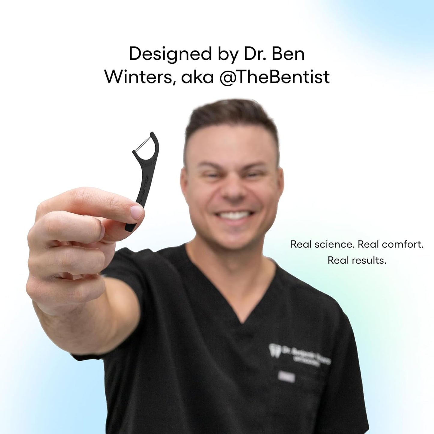 SOMETHING NICE Versa Floss Picks - Minty Fresh Twin Floss for Extra Strength with Mint Flavour - Dental Floss Picks with Tongue Scraper | Flossers with Xylitol for Enhanced Protection 90-Pack