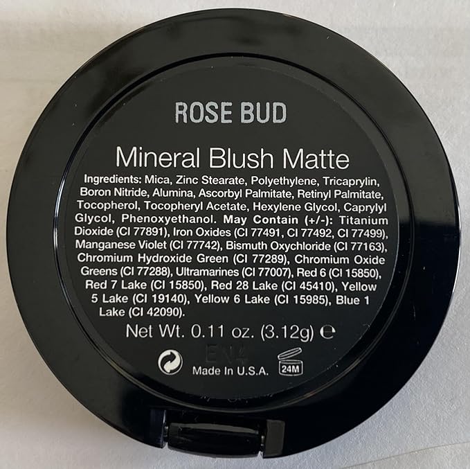Jolie Mineral Matte Blush Pressed Cheek Color Blusher (Rose Bud)