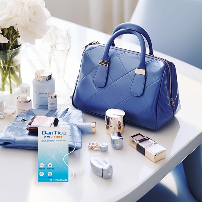 Super Floss Dental Floss for Braces, Pre-Cut Strands (1 Pack (70 Pcs))