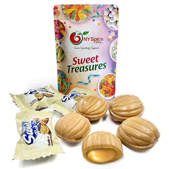 NY Spice Shop Candy Discs Collection (2 Pound (Pack of 1), Caramel Cream Hard Candy)