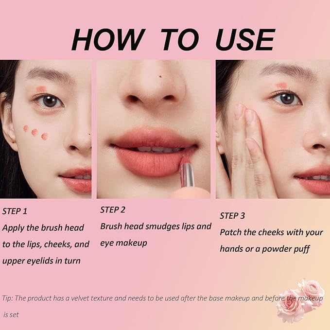 Cushion Lip Powder Cream, Matte Lip Cream - Long-Lasting & Smooth Skin, Non-Drying, Moisturizing Non-Fading Lipstick, CreaM Velvet Finish, Lightweight (N17 Natural nude)