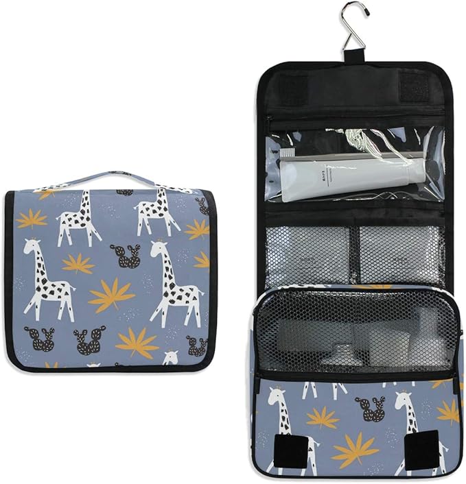 senya Hanging Travel Toiletry Bag Kit Makeup Case Cosmetics Organizer for Men Women