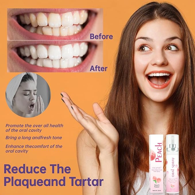 3 Count Fruit Mint Mouth Spray, Breath Spray for Adults, Bad Breath Treatment Oral Breath Spray, Breath Freshener for Bad Breath Mouth Spray, Dry Mouth Spray, (0.7OZ/20ML)