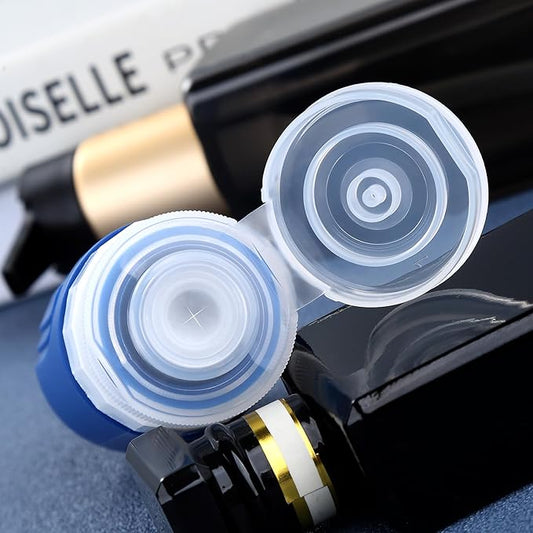 Travel Bottles for Toiletries, Tsa Approved 2oz Travel size Bottles, BPA Free Leak Proof Travels Toiletry Containers, Traveler Accessories with Toiletry Bag for Shampoo Liquid (4 Pack)