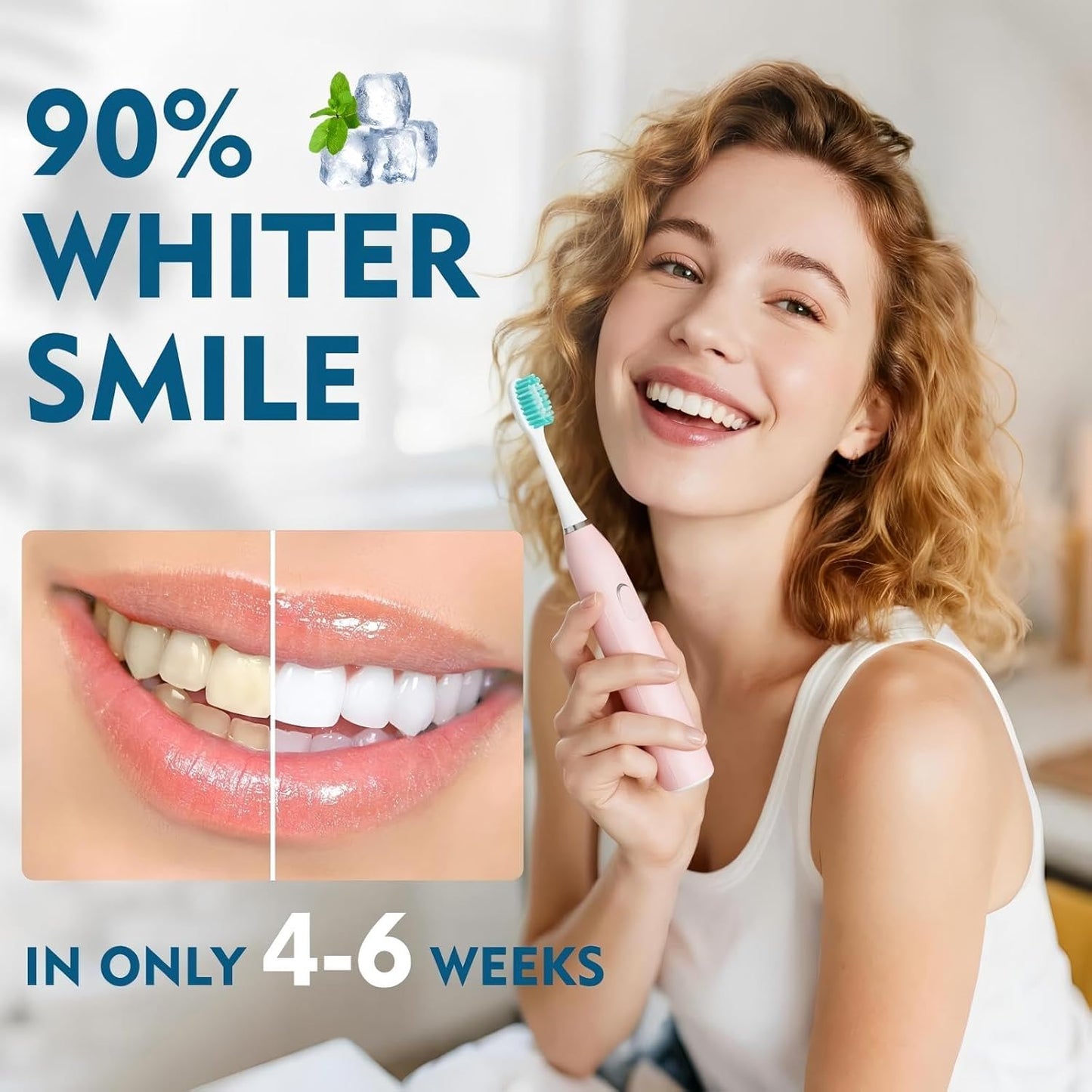 7.5% Hydroxyapatite Toothpaste, Advanced Enamel Protection, Freshening Breath.Deep Cleansing, 7.5% Hydroxyapatite Whitening And Repairing Toothpaste, Fluorine-Free Formula, Containing Mild Mint. (1PC)