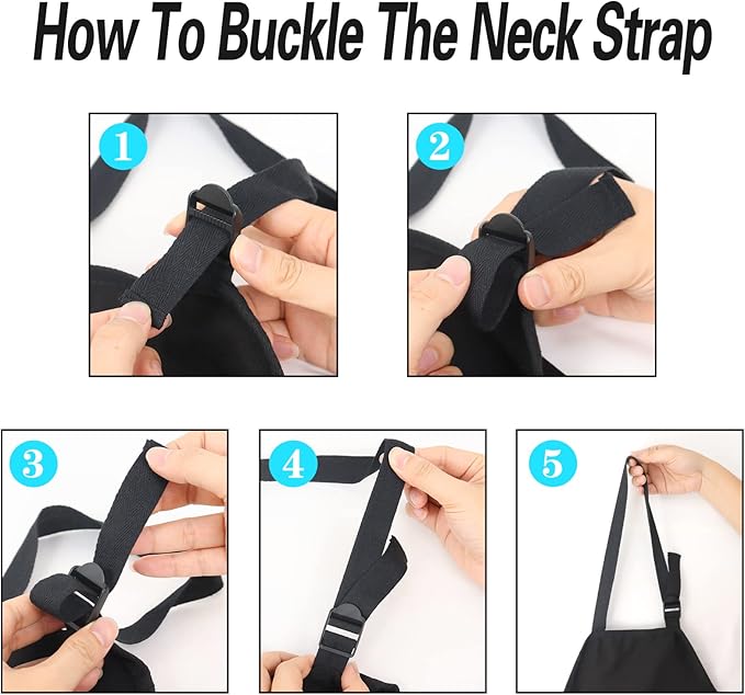 FreeNFond Kids Apron Adjustable Child Apron with 4 Pockets for Baking Painting