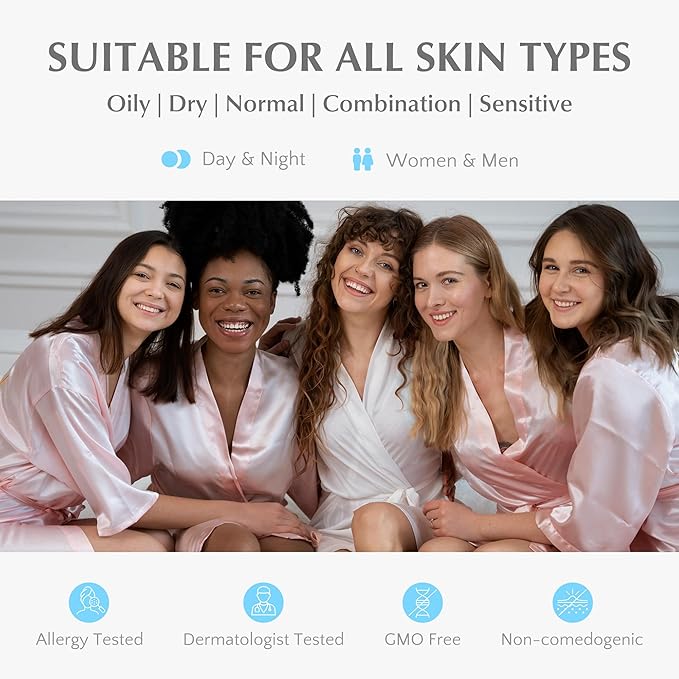 EnaSkin Retinol Collagen Face Cream: Wrinkle Cream for Women, Neck & Décolleté Anti Aging Moisturizer with 7% Hyaluronic Acid Serum - Day/Night Skin Firming & Tightening, 1.7 Oz