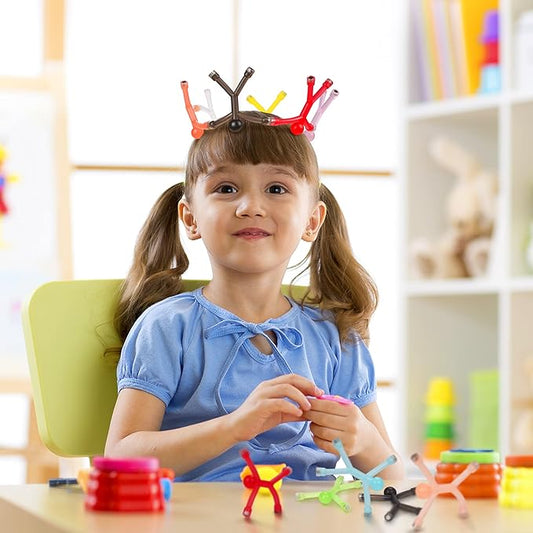 MAGMEN STEM Magnetic Travel Toys 10PC, Airplane Car Road Trip, Stocking Stuffers Fidget Sensory Toys for Kids 3 Years and Older