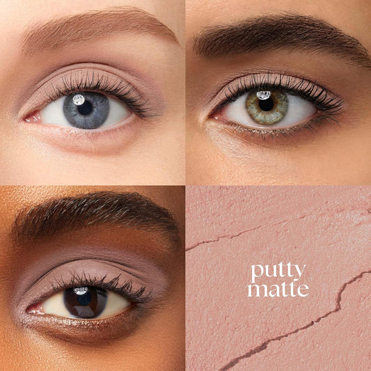 Julep Eyeshadow 101 Cream-to-Powder Waterproof Shadow Stick – Putty Matte – Long-Lasting, Crease-Proof, Neutral & Soft Matte Eyeshadow with Built-in Smudger