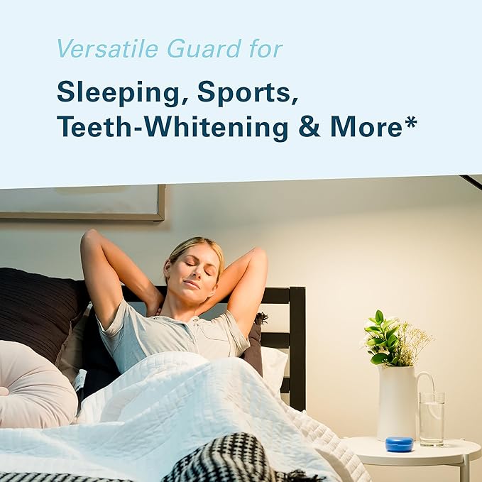 Mouth Guard for Grinding & Clenching Teeth BPA Free 4 Guards for Adults & Kids Dental Guards Bite Guards Night Guards for Teeth Grinding Teeth Grinding Mouth Guard for Sleep by M3 Naturals