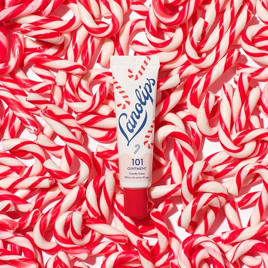 Lanolips 101 Ointment Multi-Balm Candy Cane (0.35 Ounce)