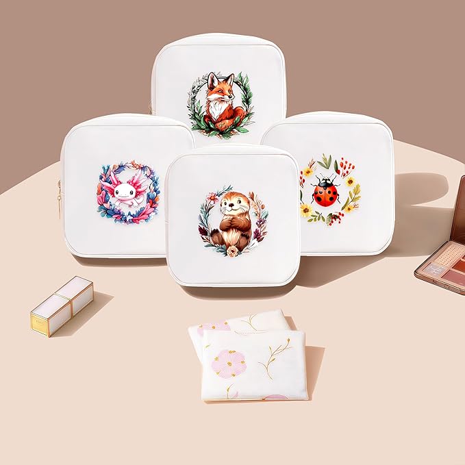 Sea Otter Mini Makeup Bag, Otter Gift For Women Girls, Cute Portable Zipper Pouch Cosmetic Bag For Teen Girls Kids, Small Storage Bag For Sanitary Pad, Period napkin bag!