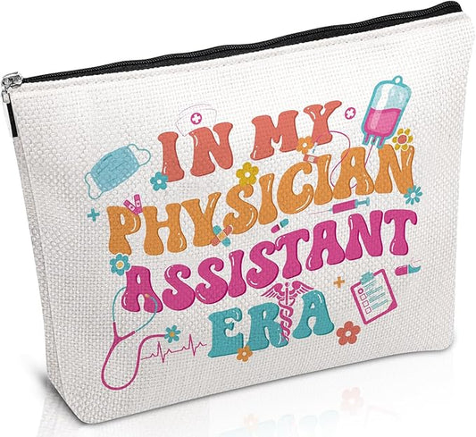 Physician Assistant Gifts for Women - PA School Gifts for Graduation, PA Week Appreciation Thank You Gifts for Physician Assistant, Medical Student Travel Makeup Bag Birthday Christmas Gift