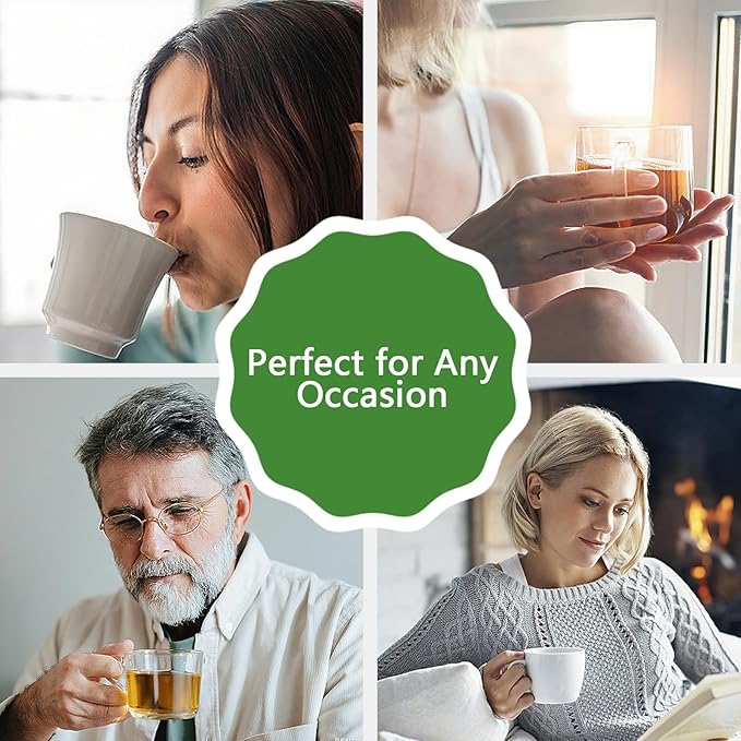 Jasmine Green Tea Bags – 60 Count | Fragrant Jasmine-Infused Green Tea | Smooth & Refreshing | Individually Wrapped for Freshness | Ideal for Home, Office & Travel