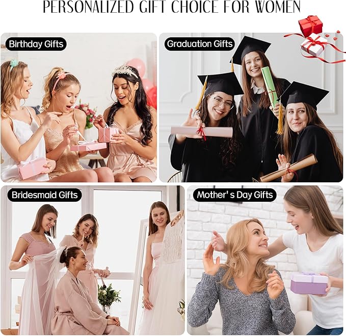 Women Gifts | Initial Makeup Bag Set for Girl Personalized Gifts for Bridesmaid Friend Graduation Teachers PU Leather Cosmetic Travel Toiletry Bag(Beige,I)