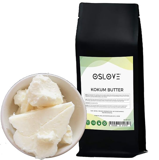 Kokum Butter-Pure, Natural, Fresh, Thickener for Whipped Body Butters, Sunscreens, Soaps, Deodorants and Lotions | 1LB.