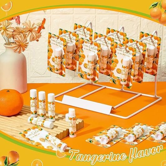 30 Pack a Little Cutie Baby Shower Games Prizes Party Gifts Bulk Lip Balms Favors for Winners Adults Guests Gender Reveal Favors Decorations Baby Shower Souvenirs Gift Bags Stuffers