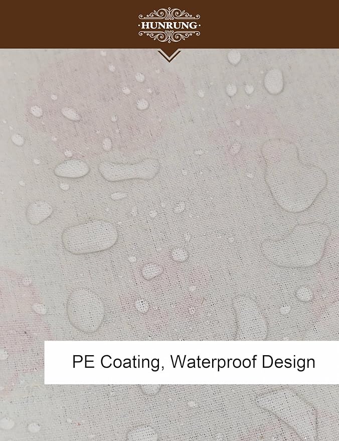 HUNRUNG Rectangle Storage Basket Cute Canvas Organizer Bin for Pet/Children Toys, Books, Clothes Perfect for Rooms/Playroom(REC-Pink Paw)