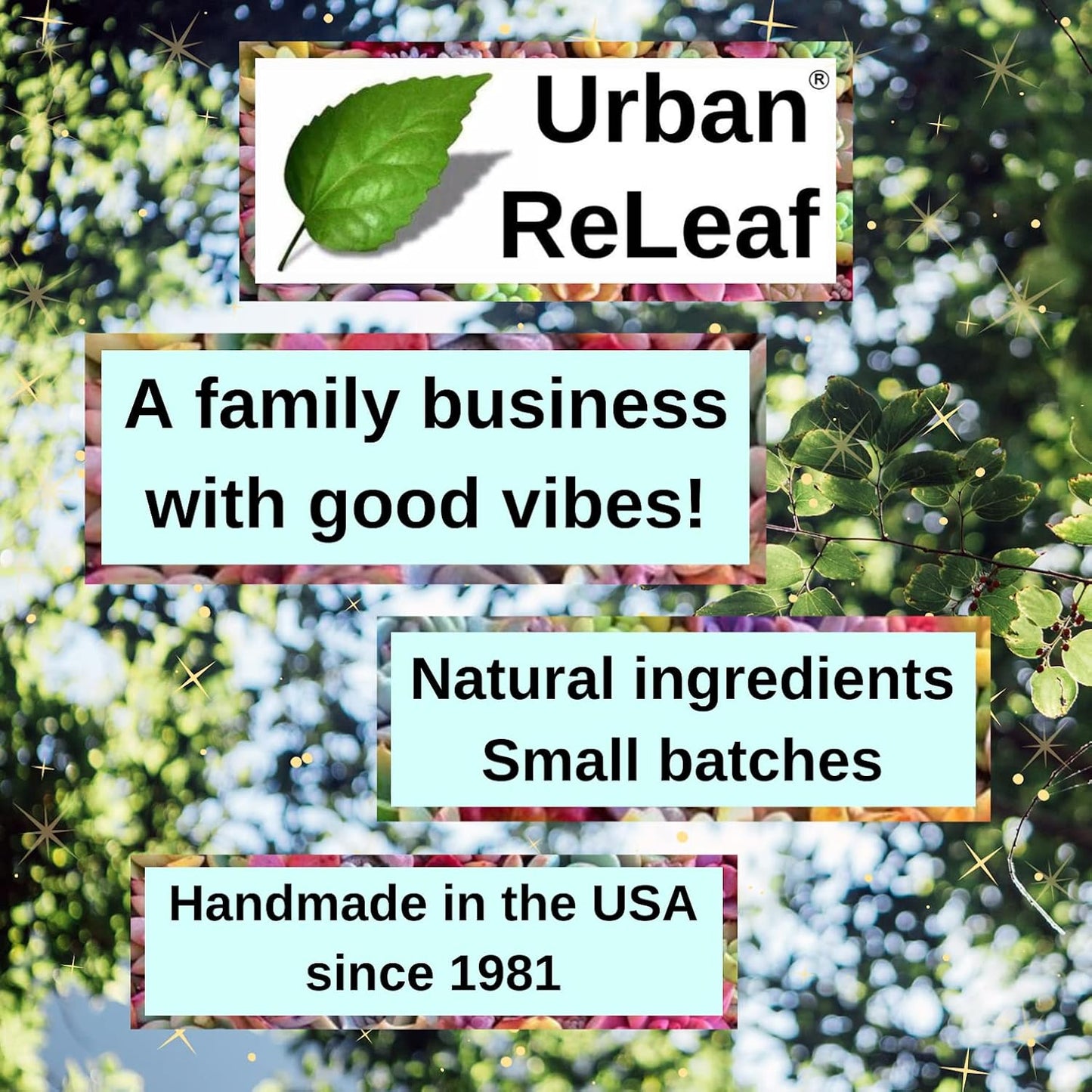 Urban ReLeaf Oral Wound Cleansing Salt 6 oz Bag! Makes 90 Cups of Solution. Soothe, Heal Irritation, Dental Work. 100% Natural, Braces, Mouth, Gum, Canker Sores, Dentures. Made in USA Fresh!