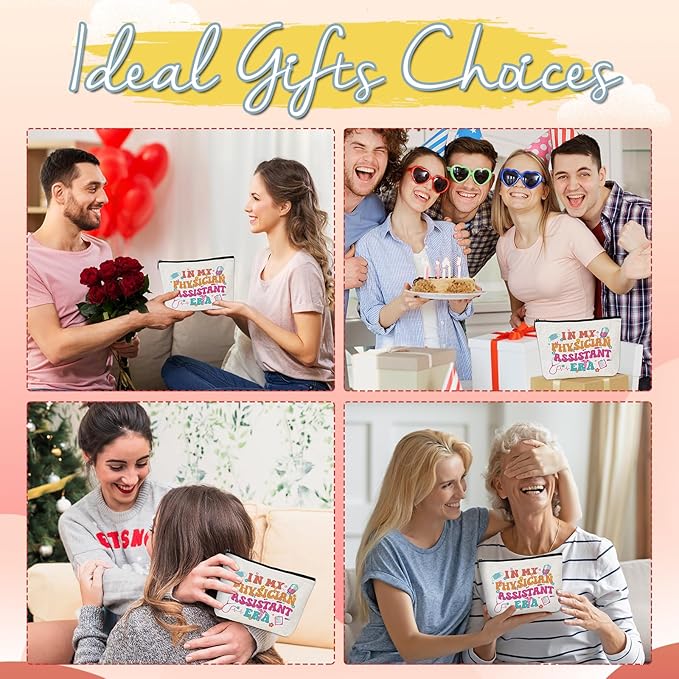 Physician Assistant Gifts for Women - PA School Gifts for Graduation, PA Week Appreciation Thank You Gifts for Physician Assistant, Medical Student Travel Makeup Bag Birthday Christmas Gift