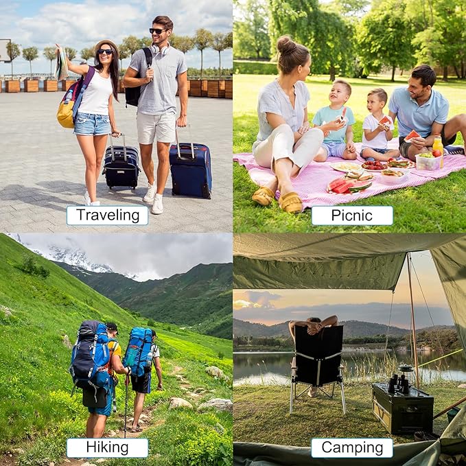 PATIKIL Collapsible Cup, 2 Pack 200mL Travel Folding Cup Silicone Portable Drinking Cup for Camping Hiking Outdoors, Rose Red