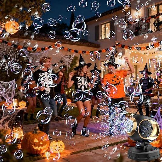 Bubble Machine, Durable Bubble Machines for Kids Toddler Parties, Automatic Bubble Blower Machine Bubble Maker Battery Operated, Great for Wedding Birthday - Christmas Bubble Toy, Black