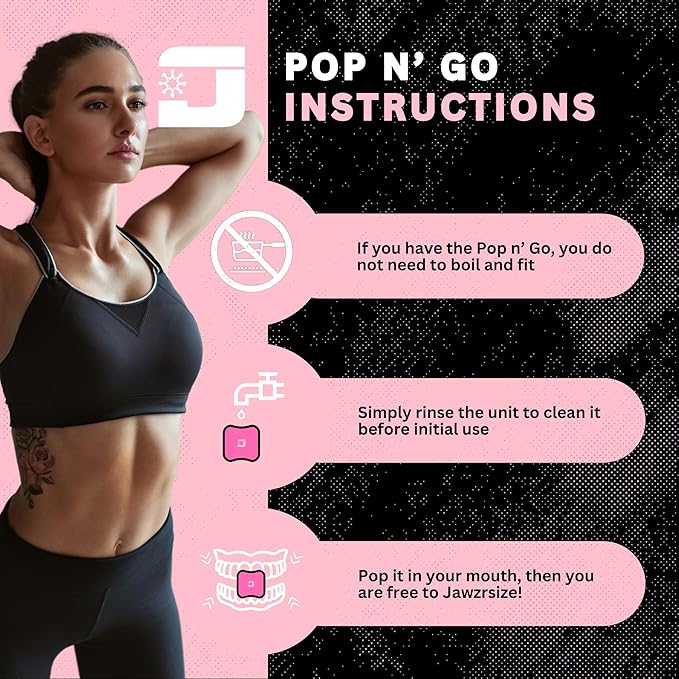 Jawzrsize Jaw Exerciser for Women - Double Chin Reducer, Facial Toner, Neck Exerciser for Younger and Healthier Look Helps Reduce Stress and Cravings Jawline Trainer (Total Contouring Kit)