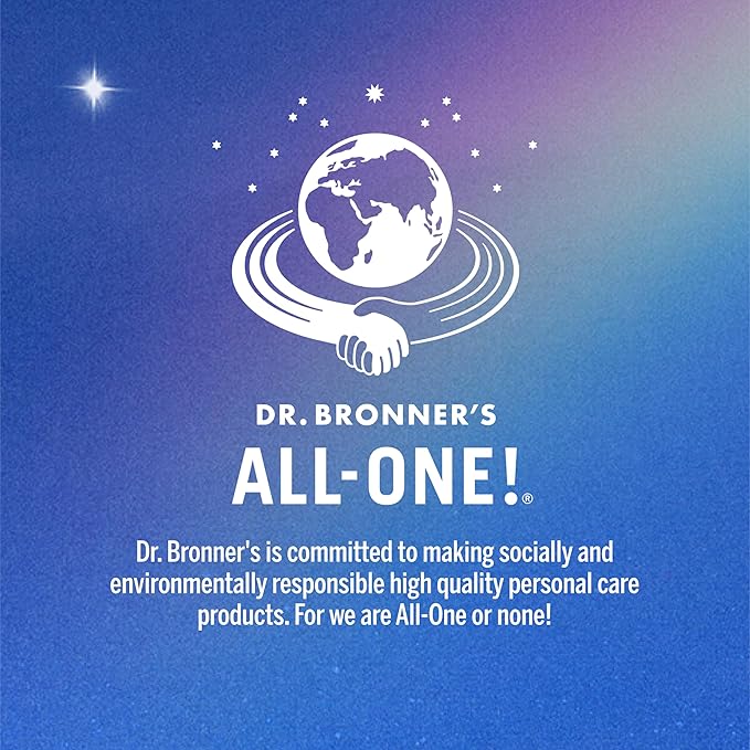 Dr. Bronner’s Pure-Castile Magic Liquid Soap - Made with Regenerative Organic Certified Oils - 18-in-1 Uses for Face, Body, Hand, Hair- Gentle on Sensitive Skin - All Natural Body Wash- Lavender, 32oz