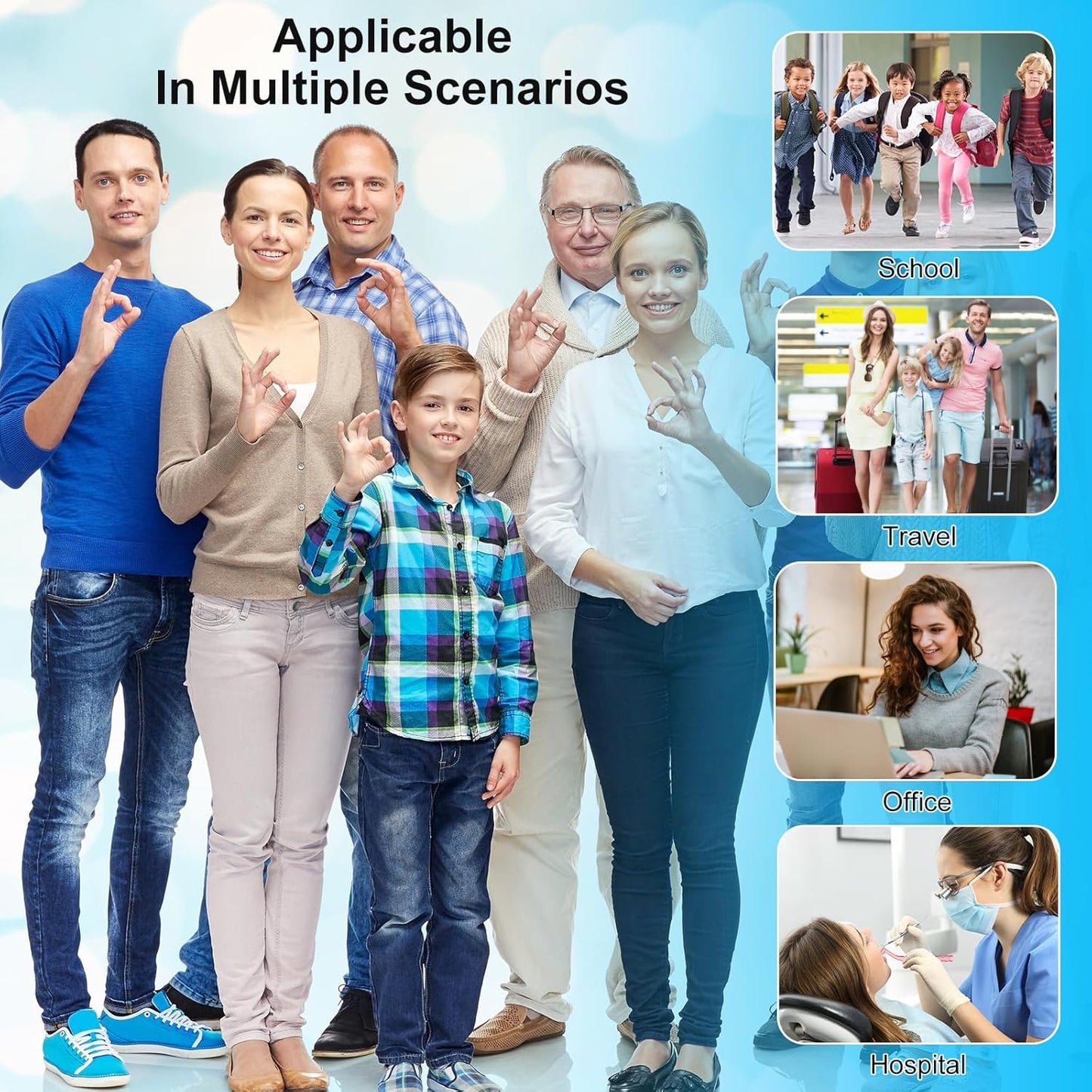 355 Pieces Braces Flossers for Braces, Interdental Brush Soft Dental Floss Picks Braces Cleaning Kit Toothpick Dental Brush Braces Teeth Flossers Brushes for Tooth Cleaner(Multiple Sizes)