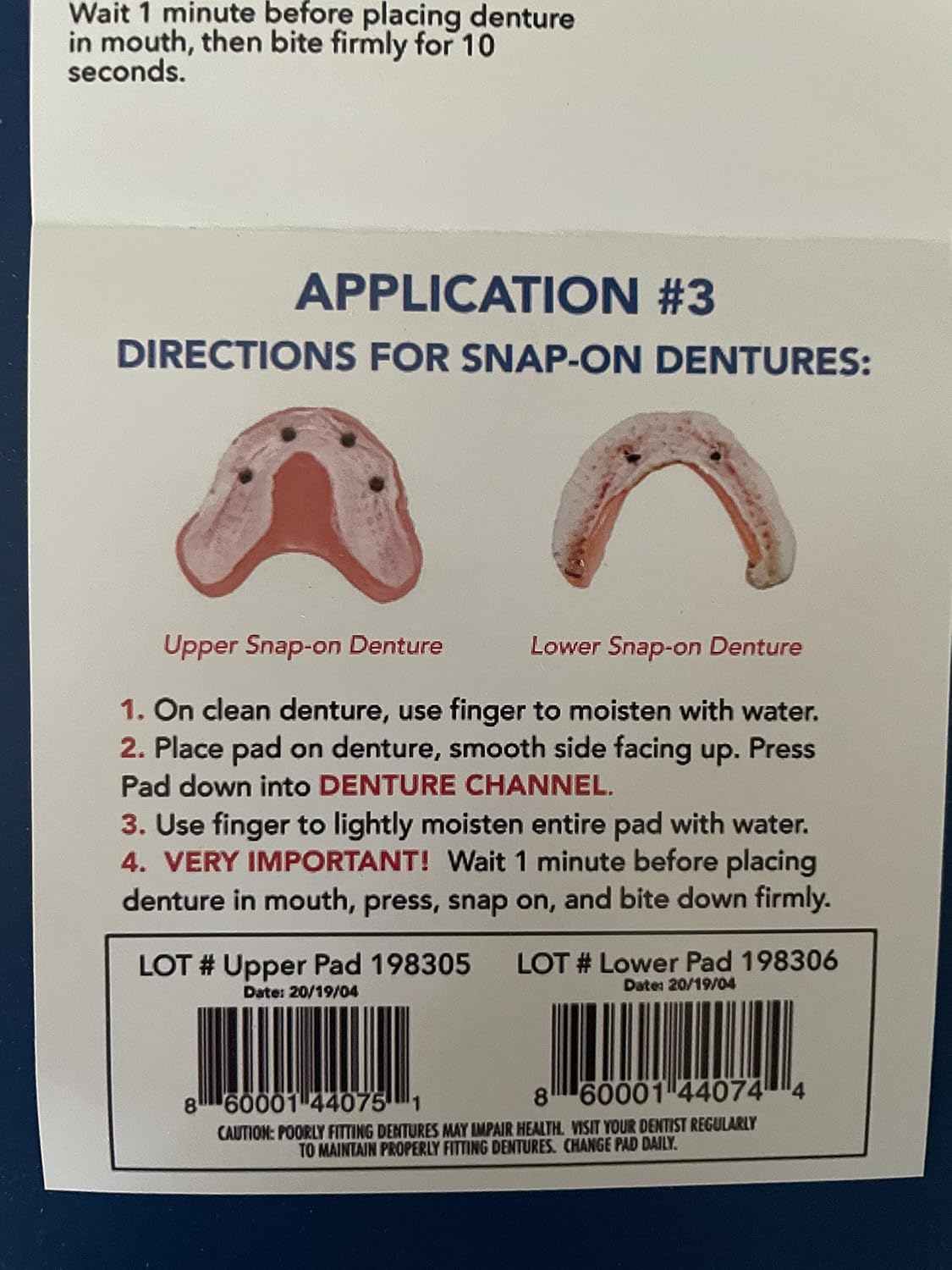 Adhesive Free Denture Pads | 30 Pack | Secure & Comfortable Fit | No Glue/No Mess | All Day Suction | Denture Glue Alternative | Safe, Natural & Non-Toxic (Upper)