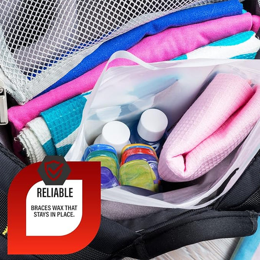 Orthodontic Dental Wax for Braces – Premium Braces Wax in Designer Marble Cases, Tooth Wax for Braces, Clear & Unscented, 10-Pack Assorted Colors