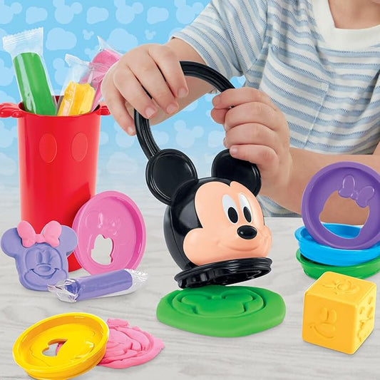 Play-Doh Disney Junior Mickey Mouse Clubhouse, Happy Stackable Toy Set, Preschool Toys, Arts & Crafts Gifts for Kids 2+