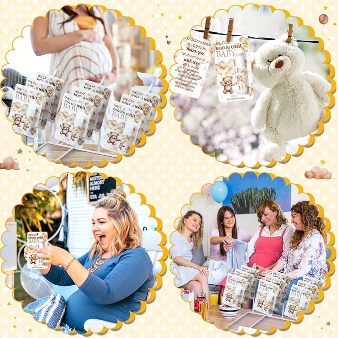 30 Pack We Can Bearly Wait Baby Shower Games Prizes Party Gifts Bulk Lip Balms Favors for Winners Adults Guests Gender Reveal Favors Decorations Baby Shower Souvenirs Gift Bags Stuffers