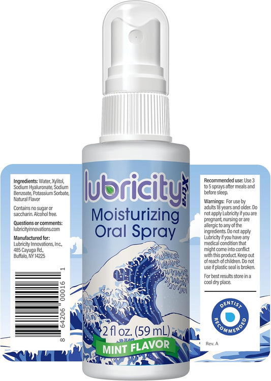 Dry Mouth Spray - Advanced Formula - Hyaluronic Acid and Xylitol, Saliva Substitute Moisturizing Oral Spray, The Most Satisfactory Solution in Dry Mouth Products (2 Fl. Oz., Mint)