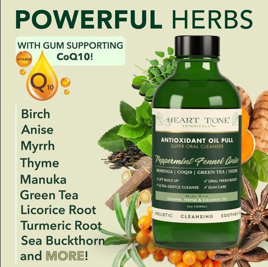 Oral Care Set | Natural Toothpaste, Oil Pull & Mouthwash | Radiant Smile | Fluoride-Free & Clean Ingredients | Mineral Complex | Natural Enamel Care | Botanical Plant Based