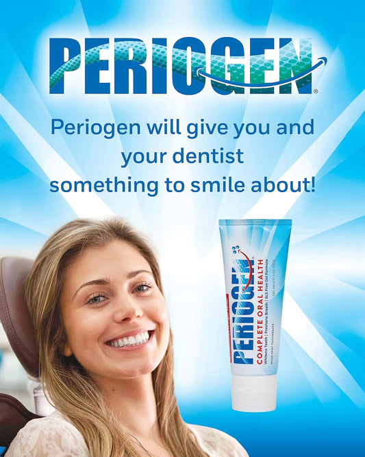 Periogen Toothpaste - Super Cleaning Plaque & Tartar Control Formula - SLS Free- 2-Pack