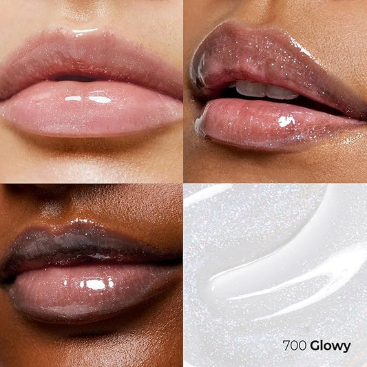 Laka Fruity Lip Glotioner, 10ml/0.33 fl.oz, Lip Gloss with High Shine Vivid Colors, Jelly tip for Hygienic & Easy Application, Plumping Conditioner, Vegan, K-Beauty (#700 Glowy)