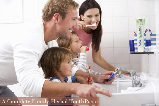 Sudanta 200g - 3 Pack - Herbal Fluoride-Free, Paraben-Free, Vegan, Natural Toothpaste with Ayurvedic Herbs