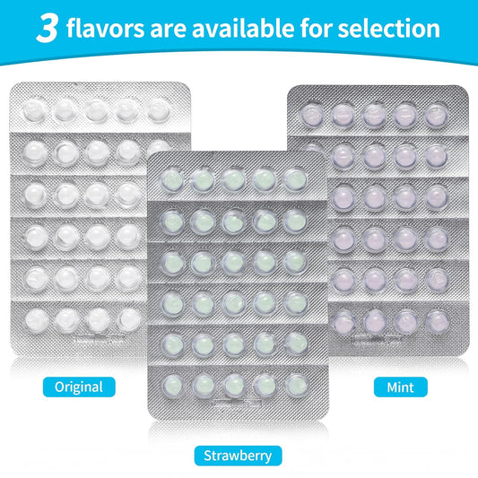 Orthodontic Wax 120 Pack, Easy to Mold Braces Wax, Dental Wax Long-Lasting Hold, Portable and Easy to Tear,Food Grade Relief Wax for Home Travel Office (Mint)