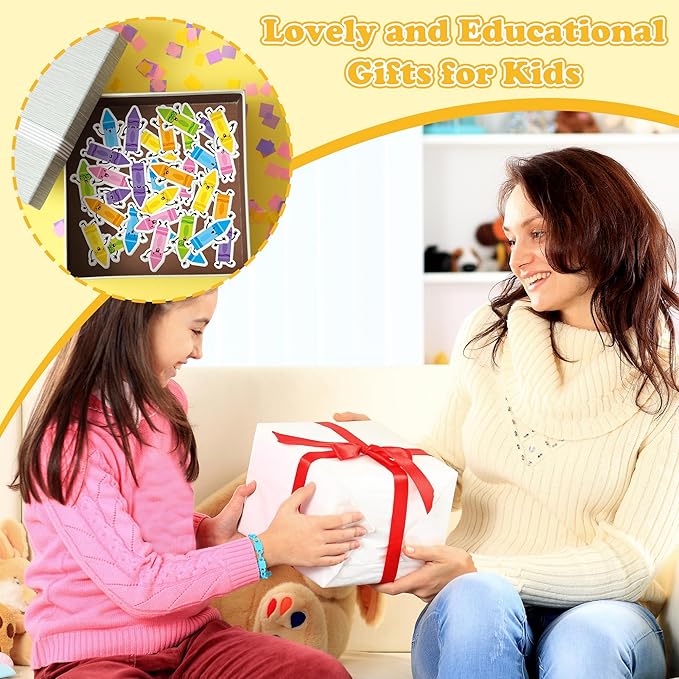 CJiangpo 60Pcs Crayon Mini Erasers for Kids Bulk, Colorful Cartoon Crayon Cute Pencil Rubber Eraser Birthday Party Favors Fillers Kids Back to School Classroom Rewards Student Homework Prizes Gifts