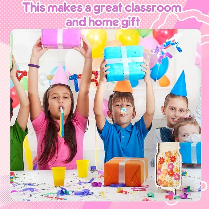 2 Pack Reward Jar for Kids Star and Flowers Reward Jar Magnetic Reward Jar for Classroom Toddlers Potty Training Reward Home Kids Incentive Good Home Training for Boys Girls,Star+Flowers