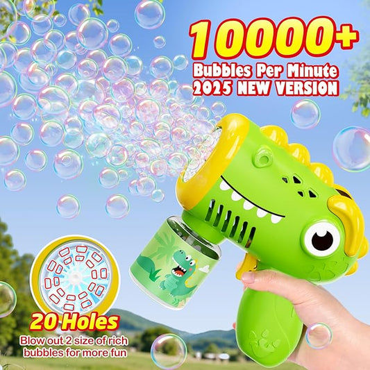 Boys Toys for 3-8 Year Old: 2 Pack Bubble Gun Machine Rechargeable, Kids Toys Birthday Gifts for 3 4 5 6 7 8 Years Old Boy Girls Toddlers Ages 3-5 Valentines Easter Outdoor