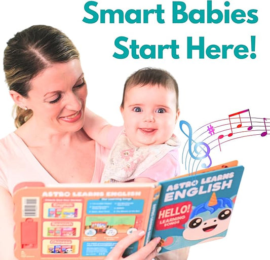 Learning Songs: Musical Toys & Interactive Sound Book for Toddlers 1-3, Baby’s First Year Music Book Gift, Singing Book for 1 Year Old Toddler & Kids, Nursery Rhymes Musical Books for Baby & Children