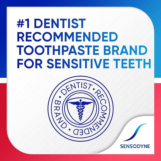 Sensodyne Sensitivity & Gum Sensitive Toothpaste for Gingivitis, Sensitive Teeth Treatment, Clean & Fresh - 3.4 oz (pack of 4)
