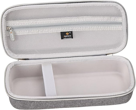 Aproca Grey Hard Storage Protective Case, for COSLUS Water Dental Flosser Portable Cordless Oral Irrigator F5020E and Accessories