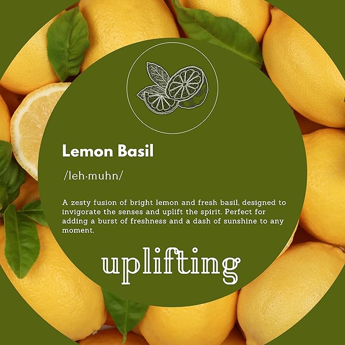 Foaming Hand Soap Refills | Lemon Basil | All-Natural | Gentle, Moisturizing | Made in USA | 128 Fl Oz (1 Gallon)