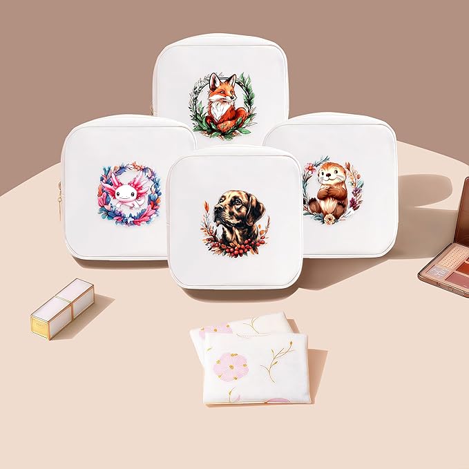 Labrador Mini Makeup Bag, Labrador Gift For Women Girls, Cute Portable Zipper Pouch Cosmetic Bag For Teen Girls Kids, Small Storage Bag For Sanitary Pad, Period napkin bag!