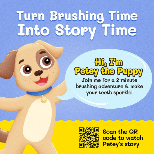 Kids Soft Bristle Puppy Toothbrush for Ages 2+, Gentle and Cute Toothbrush for Children with Replaceable Brush Head, Ergonomic Handle Kids Brush for Teeth Care Ideal for Toddlers, Puppy Design